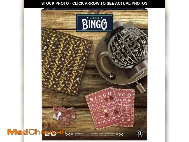 Lot 74-13041947 - Craftsman Collection Deluxe Bingo Mahogany Wood Finish Hooper - UNUSED