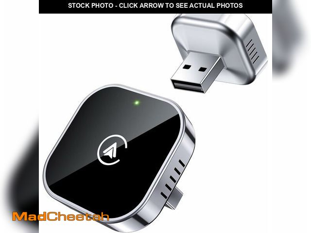 Lot 74-12706359 - Teeran 2 in 1 Wireless CarPlay and Android Auto Adapter, Easy Setup Plug and Play, Fast Seamless Use...