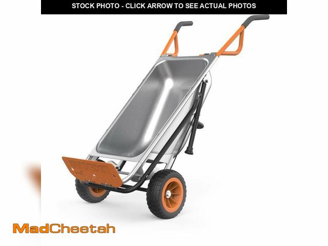 Lot 74-13563493 - Worx WG050 8-in-1 Aerocart Garden Cart/Wheelbarrow Heavy Duty/Dolly - UNUSED