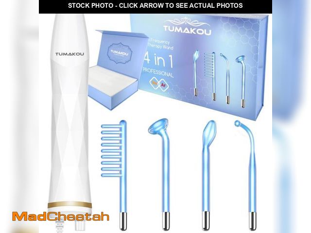 Lot 74-11551123 - High Frequency Facial Device - TUMAKOU Blue High Frequency Facial Wand - Portable High Frequency Mac...
