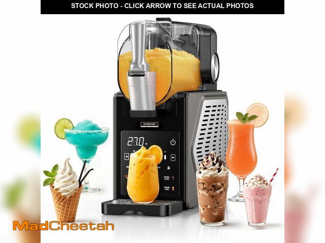 Lot 74-14286562 - Slushie Machine, 85oz Ice Cream Machine &amp; Slushy Machine for home, with LED Display, 6 Preset Pr...