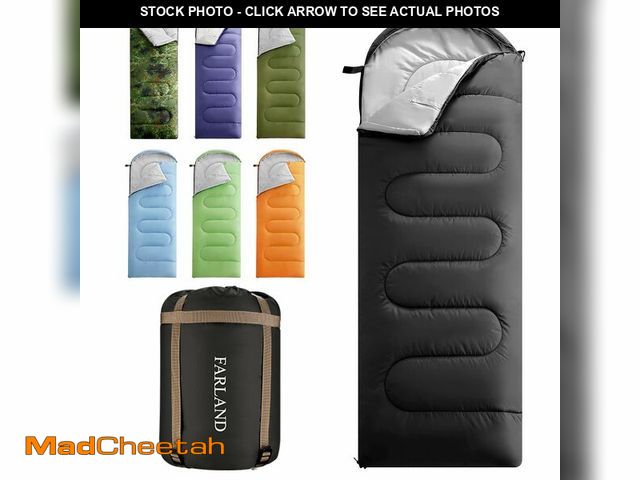 Lot 74-13521170 - FARLAND Sleeping Bags 30ÃÂ¢Ã¢â¬Å¾Ã¢â¬Â° for Adults Teens Kids with Compression Sack Portable and ...