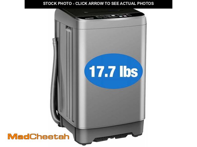 Lot 74-12635695 - Kcpolre Portable Washing Machine 17.7 lbs Full-Automatic Compact Washer Machine for Apartment, 10 Wa...