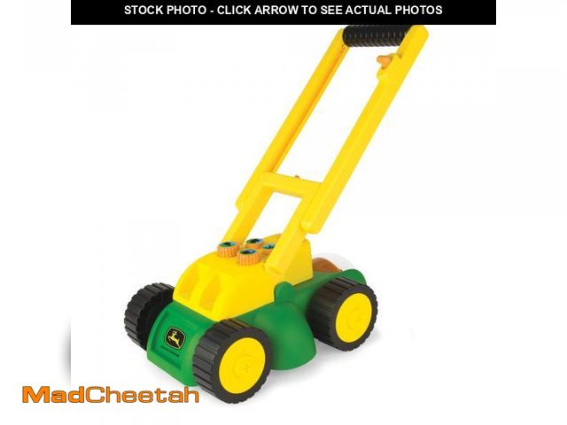 Lot 74-11551891 - John Deere Electronic Toy Lawn Mower - Lawn Mower Toy with Interactive Sounds and Buttons - Toddler ...