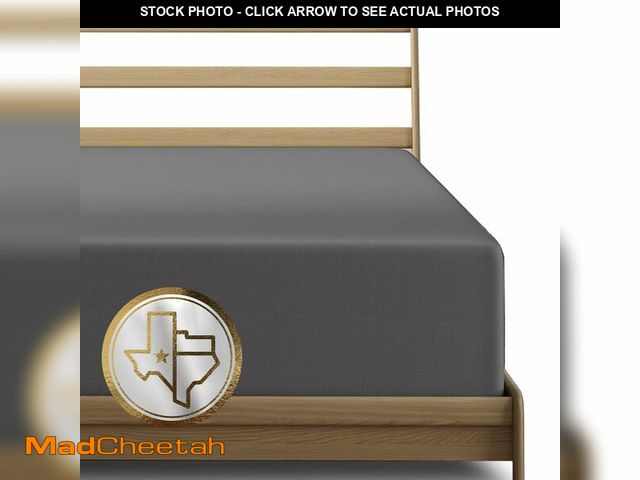 Lot 74-13549144 - TEXAS LINEN CO. Premium Egyptian Cotton Full Size Fitted Sheet Only - 22" Extra Deep Pocket Full Fit...