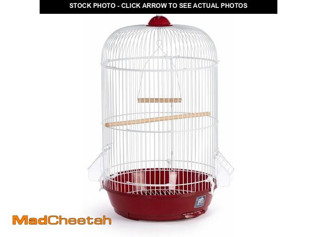 Lot 74-14305135 - Prevue Hendryx Classic Round Bird Cage, Red, SP31999R,1/2" - USED