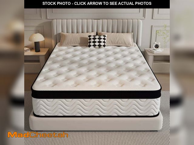 Lot 74-12578775 - Sailvan Queen Mattress in a Box, 12"Hybrid Gel Memory Foam Mattress with Individually Wrapped Pocket...