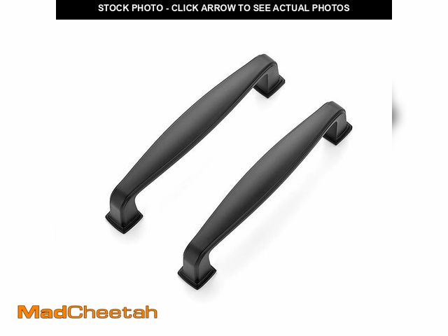 Lot 74-12716415 - Ravinte 20 Pack Solid 3-3/4 Inch Kitchen Cabinet Handles Matte Black Cabinet Pulls Black Drawer Pull...