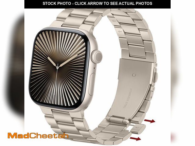 Lot 74-12709163 - Anlinser No Tool Needed Bands Compatible with Apple Watch Band 42mm 41mm 40mm 38mm for Women Men, St...