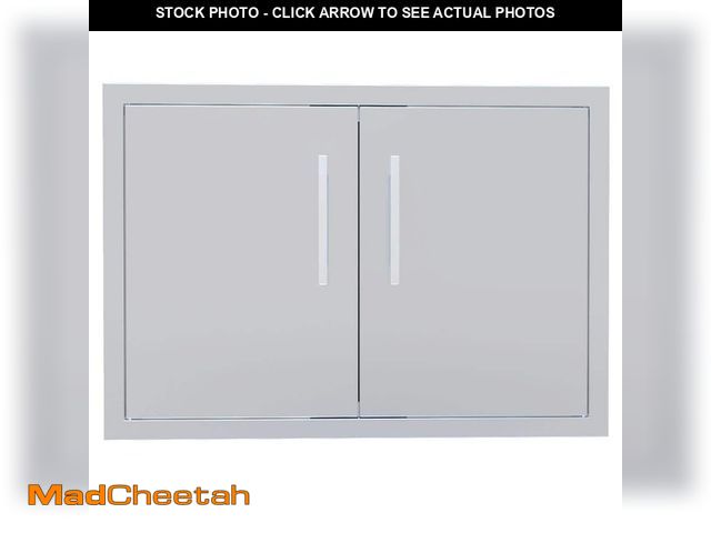 Lot 74-12746237 - Sunstone Signature Series 30 in. 304 Stainless Steel Double Access Door - UNUSED