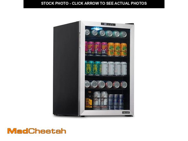 Lot 74-13287694 - NewAir 21 in. 160 Can Cooler Beverage Freestanding with Split Shelf and Precision Digital Thermostat...