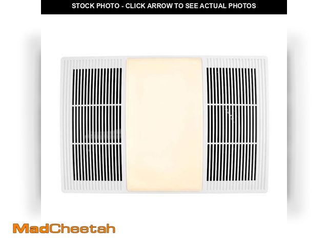 Lot 74-14274974 - Broan-NuTone 100/110 CFM Size Heater Exhaust Cover Upgrade with Dimmable LED and Color Adjustable CC...