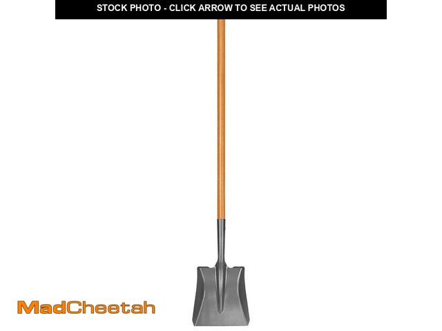 Lot 74-12551511 - 47 in. Wood Handle Carbon Steel Transfer Shovel - UNUSED