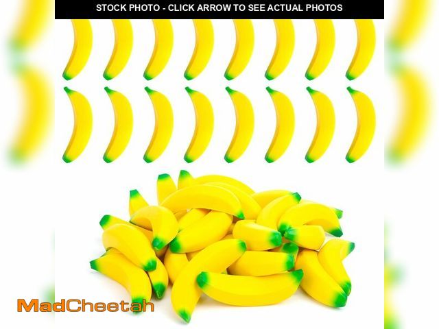 Lot 74-13962772 - LovesTown 30PCS Banana Stress Toys, Squeeze Toys Mini Stretchy Fidget Balls Banana Stress Balls for ...