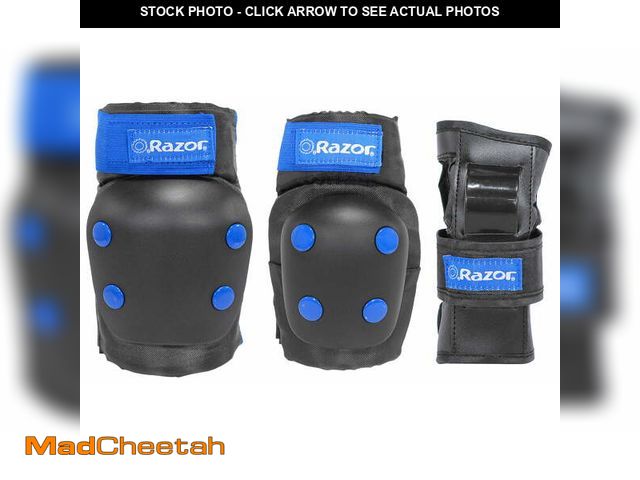 Lot 74-12860014 - Razor Multi-Sport Child\'s Pad Set, Blue/Black - UNUSED