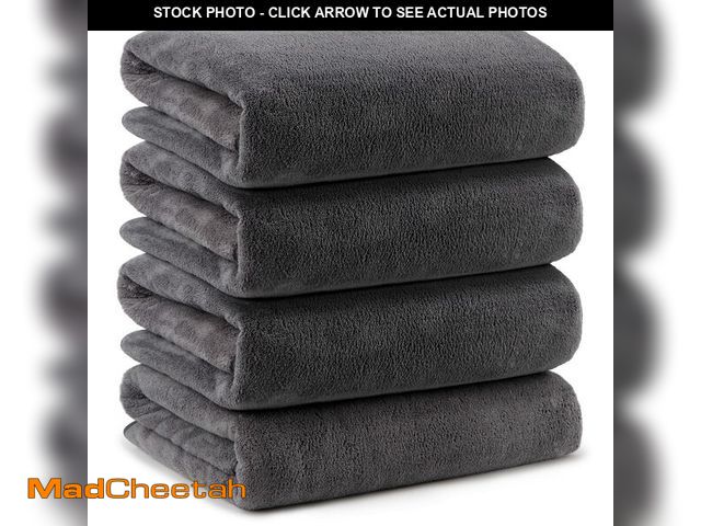 Lot 74-14212092 - Orighty Bath Towels Pack of 4(27Ã¢â¬â¢Ã¢â¬â¢ x 54Ã¢â¬â¢Ã¢â¬â¢) - Soft Feel Bath Towel Sets, ...