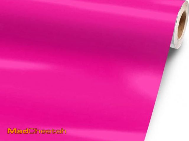 Lot 74-12400120 - Solid Hot Pink 24" x 52" Vinyl Wrap Sheet for large or custom items | 3M wrap DIY to custom skin gea...