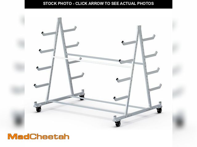Lot 74-14601931 - BUYYAH Horizontal Storage Rack with 3 Inch Wheels 2 Fixed &amp; 2 Swivel - UNUSED