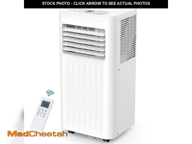 Lot 74-12690448 - 10,000 BTU (6,000 BTU DOE) 115-Volt Portable Air Conditioner Cools 400 Sq. ft. with Dehumidifier and...