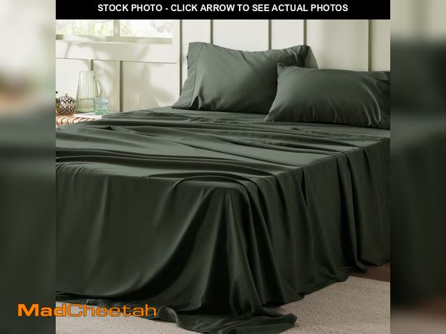 Lot 74-13540712 - Bedsure Queen Sheet Set - 4 Pieces Soft Queen Size Sheets - Breathable &amp; Cooling - Hotel Luxury ...