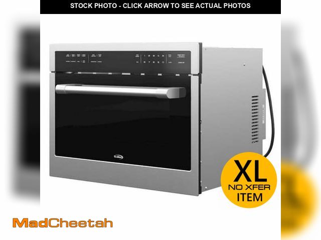 Lot 74-12820062 - KoolMore 24 in. Stainless Steel Convection Oven with Microwave 1.5 cu. ft. - UNUSED