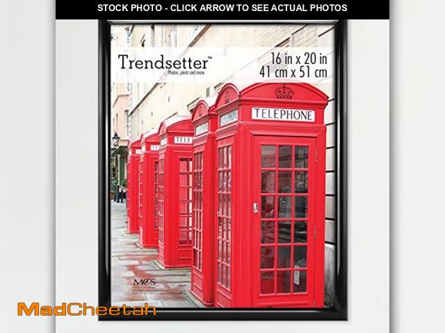 Lot 74-12396810 - MCS Trendsetter 16x20 Poster Frame Black High-Gloss, Vertical &amp; Horizontal Wall Hanging Large Pi...