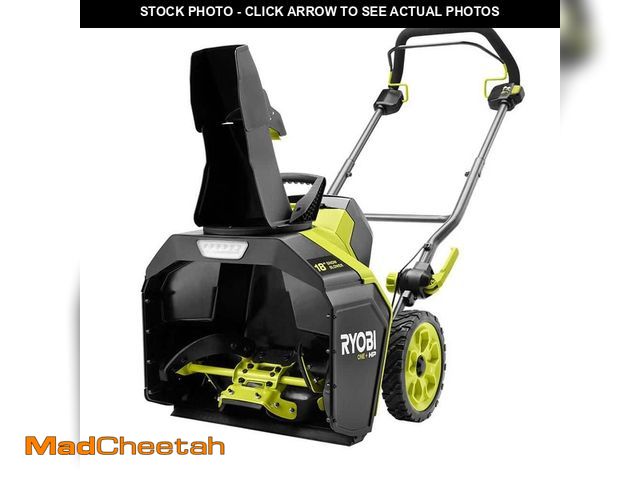 Lot 74-13112918 - RYOBI 18V HP Brushless 18 in. Single-Stage Cordless Electric Snow Blower with (2) 6.0 Ah Batteries a...