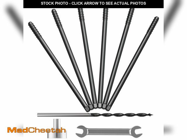 Lot 74-13539669 - 6pcs Heavy Duty Floating Shelf Brackets for 3/4" to 1.75" Boards, Invisible Blind Shelf Support Kit ...