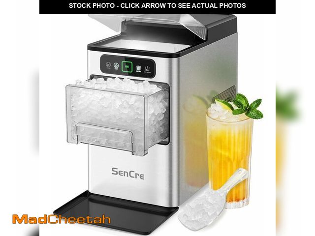 Lot 74-13710482 - SenCre Nugget Ice Maker 40lbs/Day, Countertop Ice Maker Soft Chewable Ice, Ice Makers One-Click &amp...