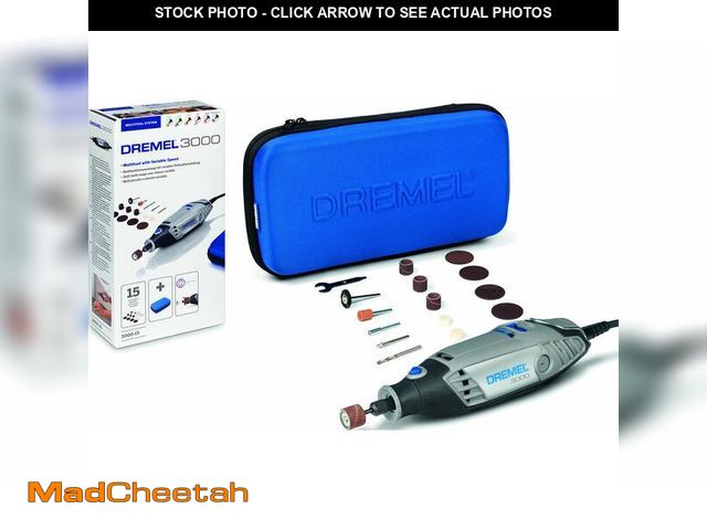 Lot 74-12971457 - Dremel 3000 Ã¢â¬â Multitool 130 W, Kit with 15 Accessories and Case, Variable Speed 10,000 Ã¢â¬â...