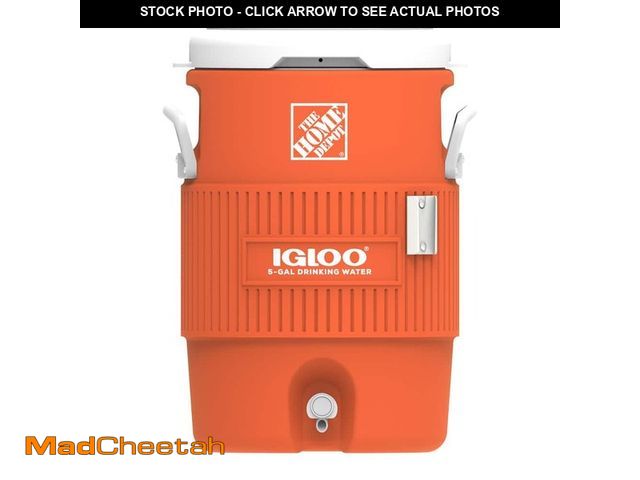 Lot 74-12681245 - IGLOO 5 Gallon Seat Top Beverage Jug Cooler - USED