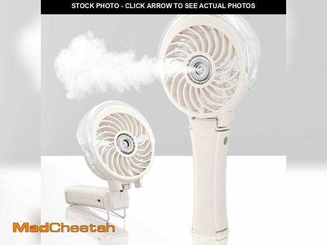 Lot 74-12454233 - HandFan Upgraded Portable Handheld Misting Fan, Personal Mister Fan Rechargeable, Spray Water Mist F...