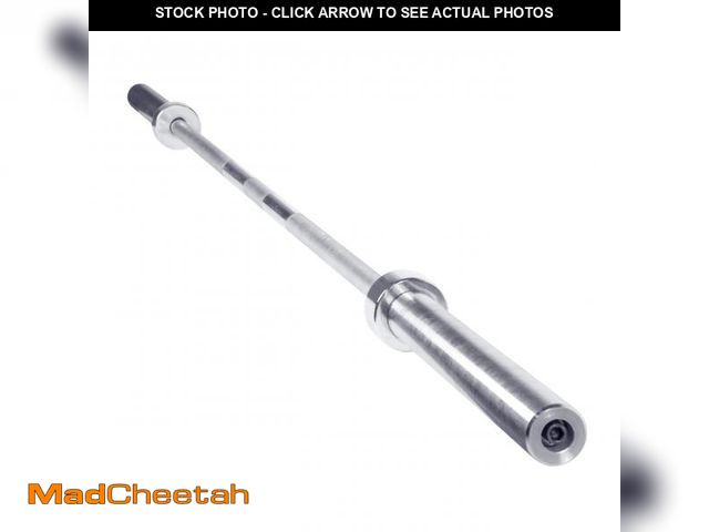 Lot 74-12203845 - CAP Barbell Classic 7-Foot Olympic Bar, Chrome - UNUSED