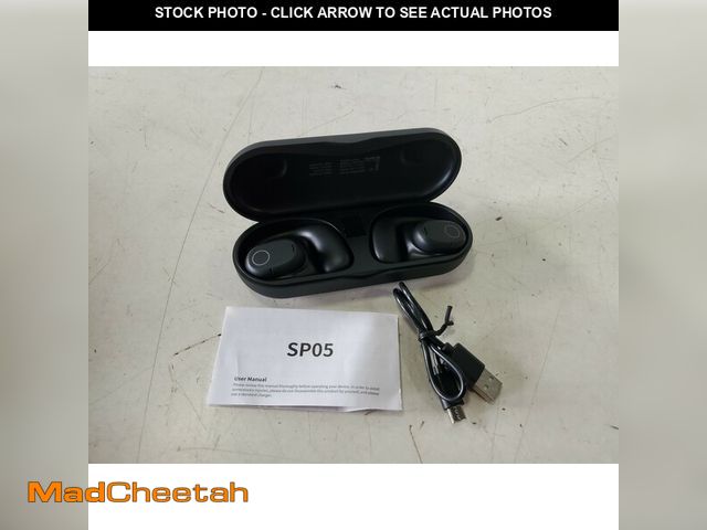 Lot 74-10905888 - PSIER Open Ear Headphones, Bluetooth 5.3 Wireless Sports Headphones with Digital Display Charging Ca...