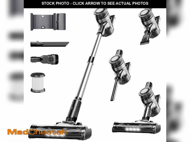 Lot 74-13541757 - Cordless Vacuum Cleaner, 35Kpa Vacuum Cleaner for Home, 45Mins Stick Vacuum with LED Display, Anti-T...