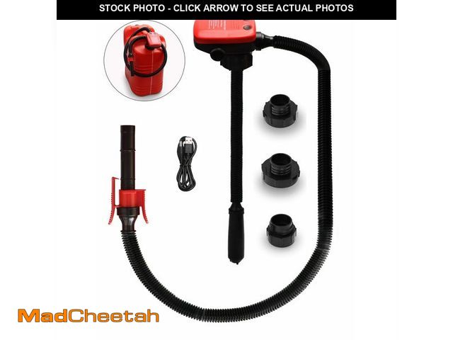 Lot 74-13625011 - FUELIO Rechargeable Fuel Transfer Pump - Electric Gas Pump For Gas Can - Auto Stop Gas Transfer Pump...