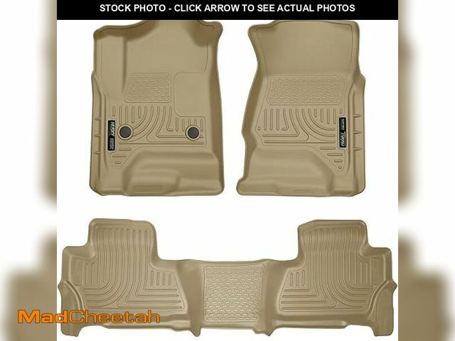 Lot 74-12633094 - Husky Liners Weatherbeater Floor Mats | Fits 2015-2020 Chevrolet Suburban &amp; GMC Yukon XL | Front...