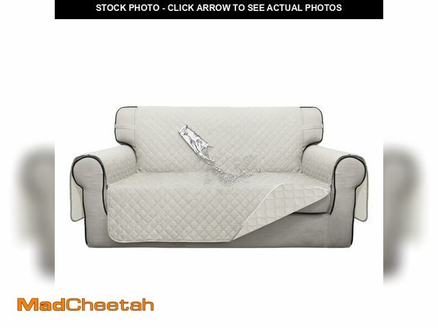 Lot 74-14477095 - ISSUNTEX Double Protection 100% Waterproof Loveseat Sofa Covers for Living Room, Couch Covers for 2 ...