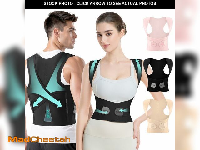 Lot 74-14206394 - babaka Posture Corrector for Women, Invisible Lightweight Adjustable Back Brace for Upper and Lower ...