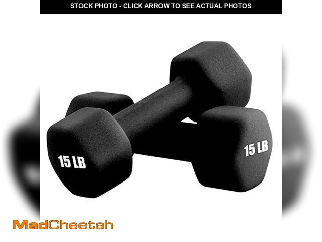 Lot 74-9073948 - Portzon Weights Dumbbells 10 Colors Options Compatible with Set of 2 Neoprene Dumbbells Set,5 lb, An...