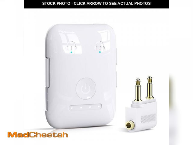 Lot 74-11555473 - Premium Bluetooth 5.4 Transmitter, Airplane Wireless Adapter, Supports 2 AirPods/Headphones, Bluetoo...