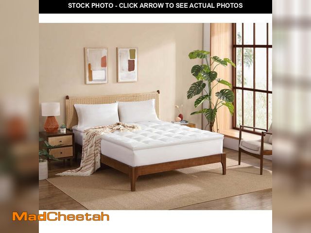 Lot 74-13436404 - Allswell Ultra Plush Pillow Top Mattress Topper, Queen - USED