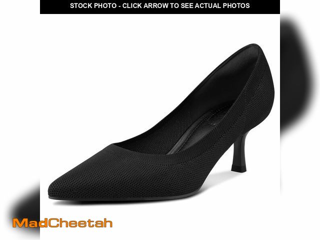 Lot 74-13717889 - mysoft Kitten Heels for Women Low Heel Pumps 2 Inch Closed Toe Wedding Dress Shoes - UNUSED