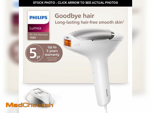 Lot 74-13573318 - Philips Lumea 7000 Series IPL Hair Removal Device, for Women &amp; Men, Visible Permanent Laser Hair...