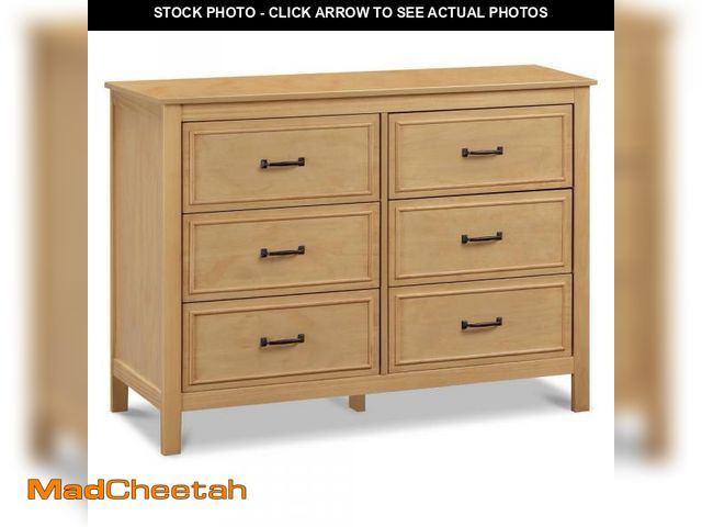 Lot 74-12159821 - DaVinci Charlie 6-Drawer Double Dresser - Honey - UNUSED