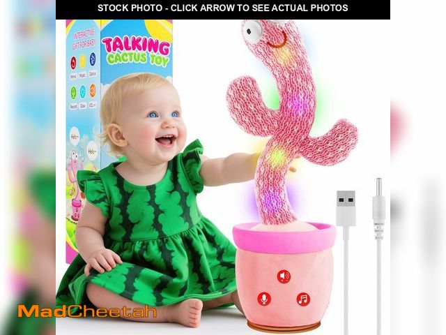 Lot 74-12977044 - Rechargeable Dancing Talking Cactus Toy, Interactive Cactus Baby Toy Mimicking Singing, Educational ...
