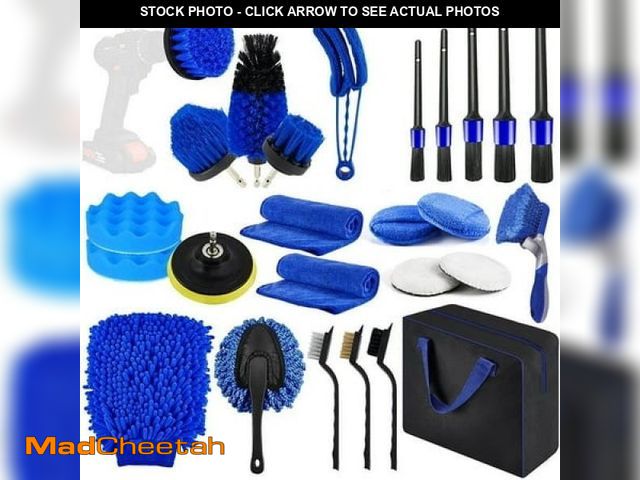 Lot 74-12425924 - (MISSING TOWELS) AOMBOO Car Detailing Kit Interior Cleaner  Detailing Brushes Car Cleaning Kit for W...