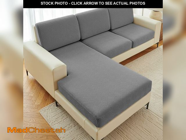 Lot 74-12971156 - Deep Dream Sectional Couch Covers 6 Pieces, Stretch Couch Cushion Covers, L Shaped Washable Sofa Cov...