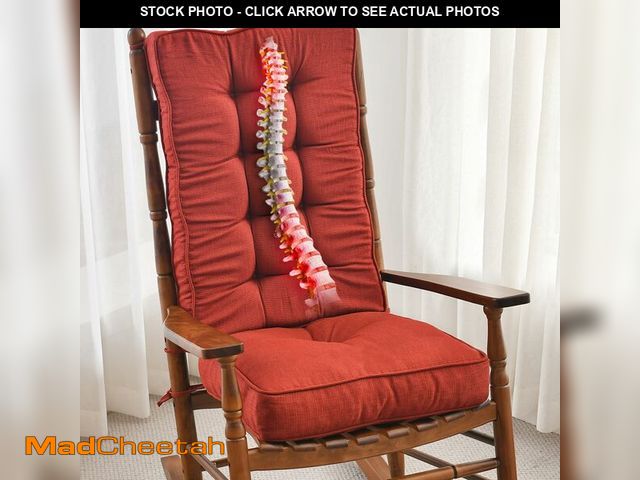 Lot 74-13710592 - SUNROX Memory Foam Jumbo Rocking Chair Cushions, FadeShield Water Resistant Non Slip Durable Tufted ...