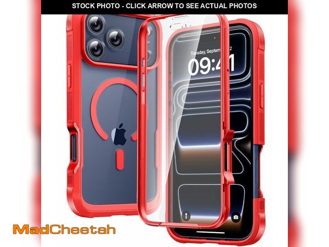 Lot 74-14266311 - Diaclara Magnetic Designed for iPhone 17 Pro Max Case Full Body Bumper,[Compatible with MagSafe] Mil...